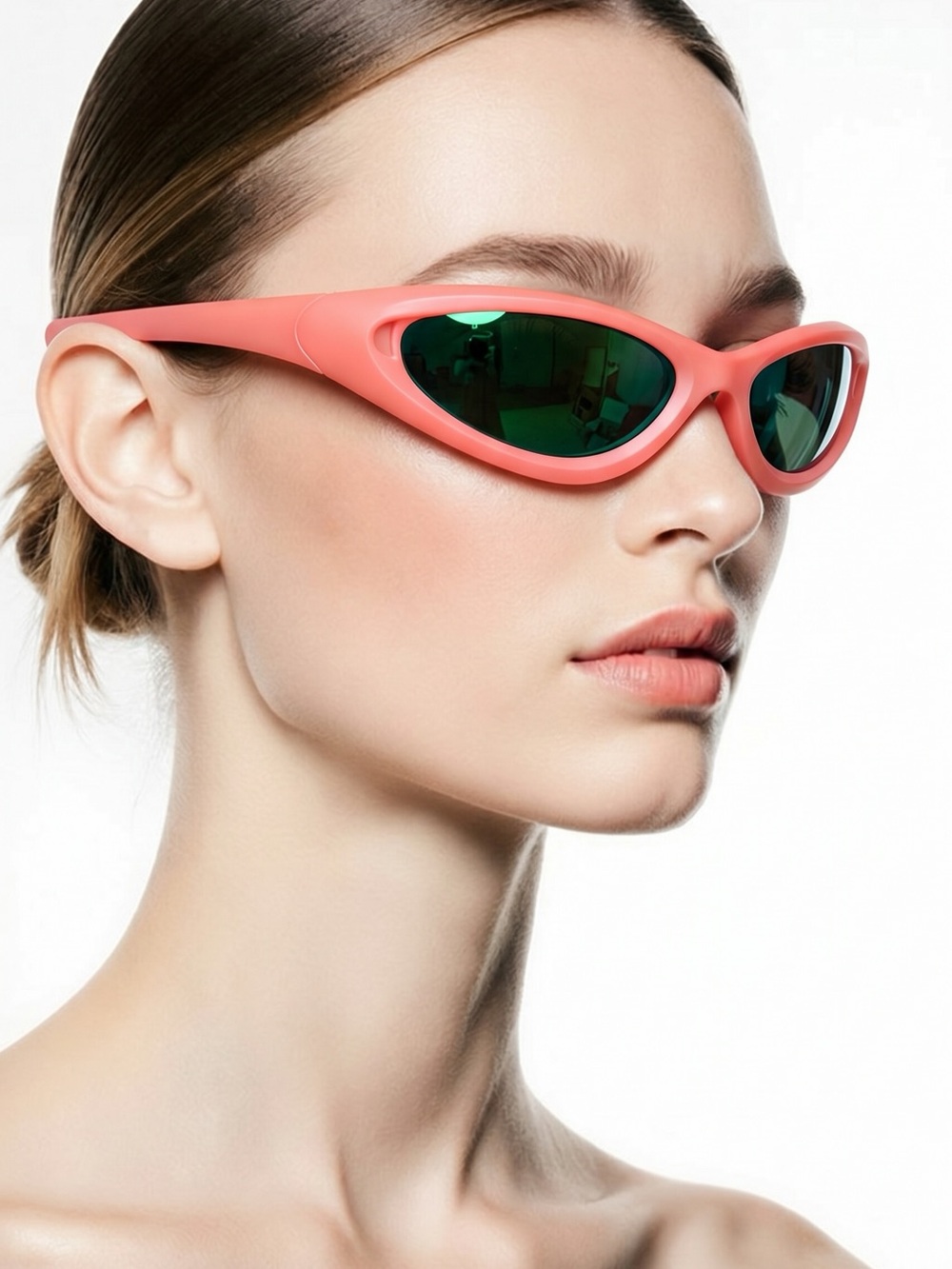 SKYLRK Justin Bieber Speed Demon sunglasses Coachella Pink New With Case unisex